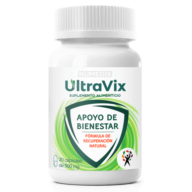 Frasco de Ultravix — Suplemento Alimenticio, 30 cápsulas de 500mg